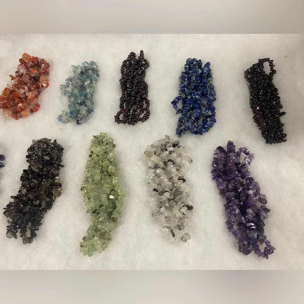 Assorted Gemstone Bead Necklaces - Set of 15 - Picture 4 of 8